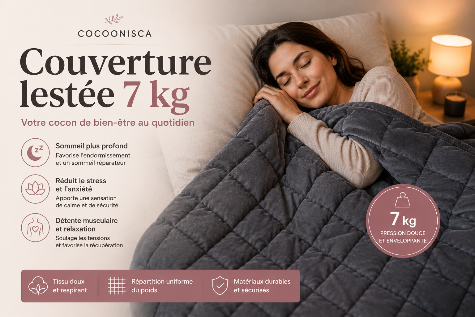couverture lestée 7kg guide complet