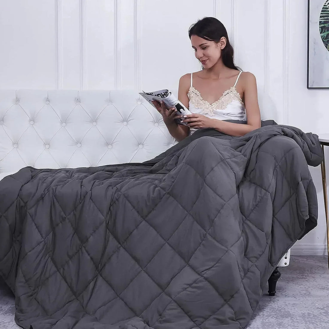 Couverture lestée et jambes sans repos : peut-elle améliorer le confort ?