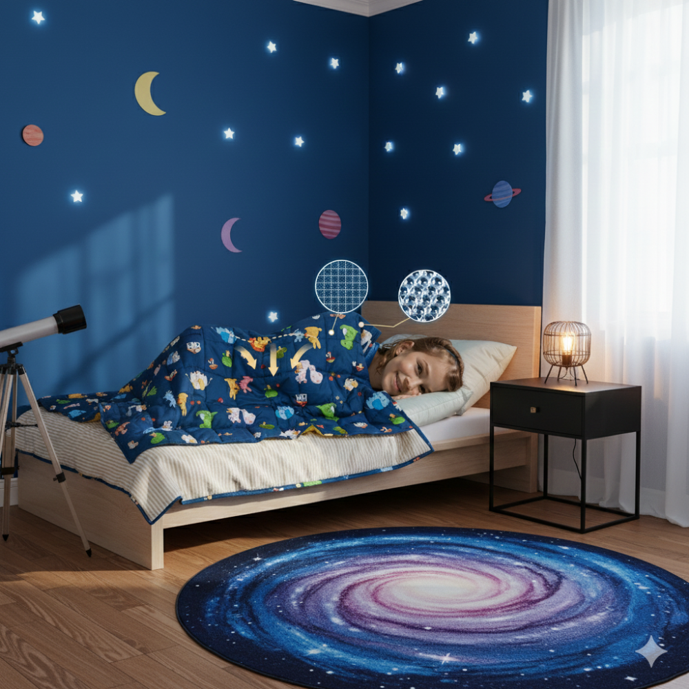 Couverture lestée enfant : sécurité, âge recommandé et bienfaits