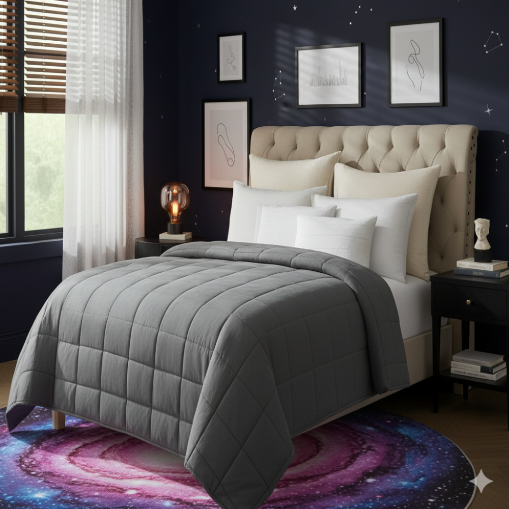 Couverture lestée vs couette : quelles différences pour dormir ?